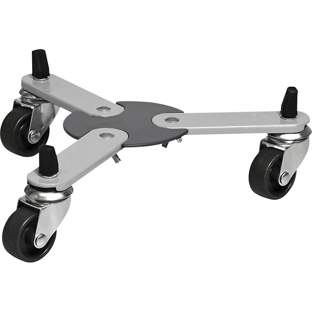 Plateau roulant pour plante en acier galvanisé