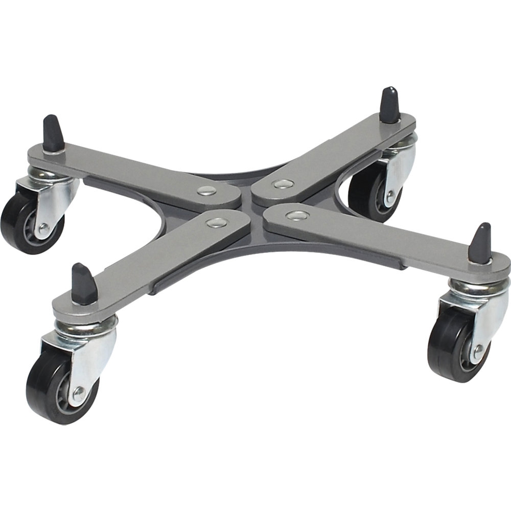 Plateau roulant pour plante en acier galvanisé