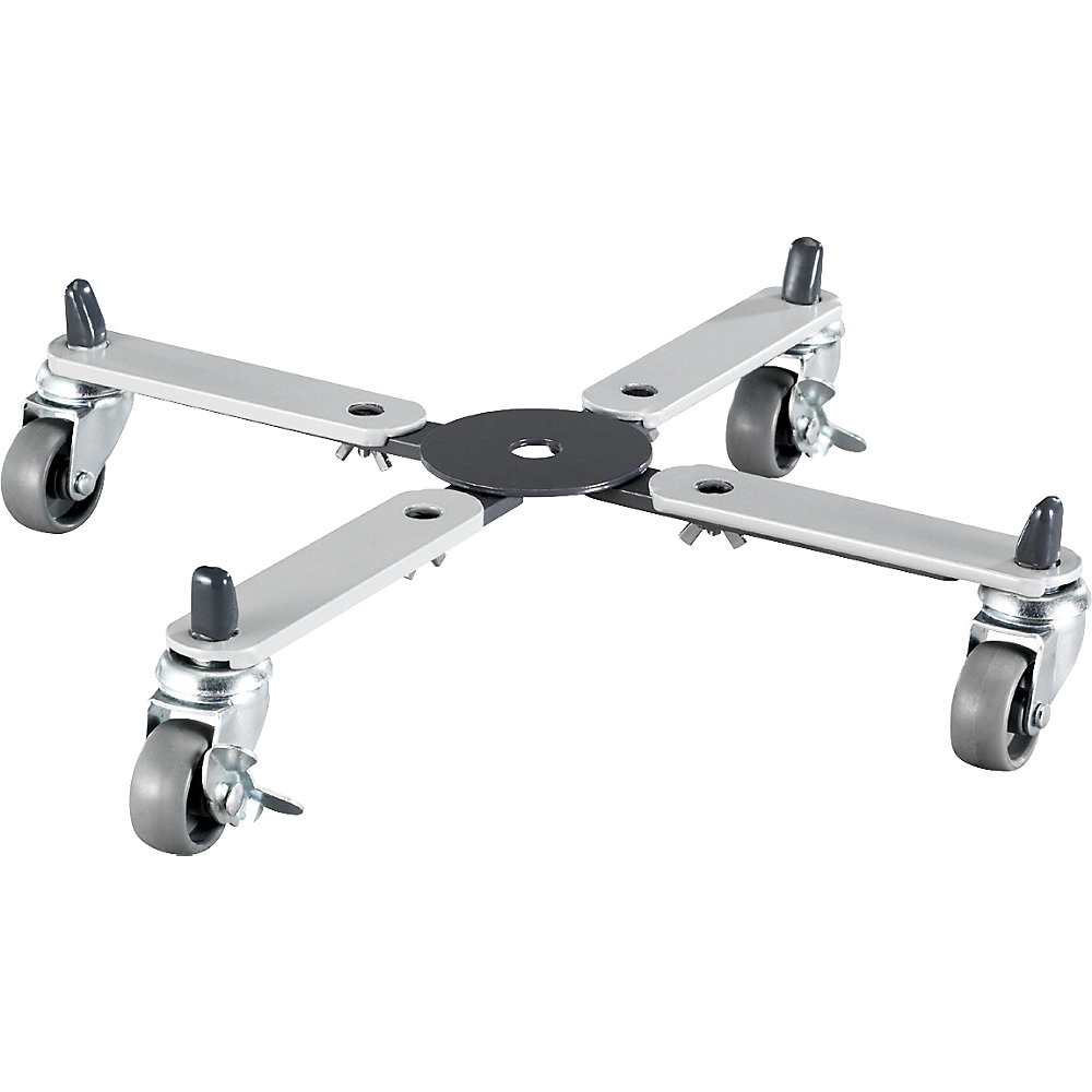 Plateau roulant pour plante en acier galvanisé