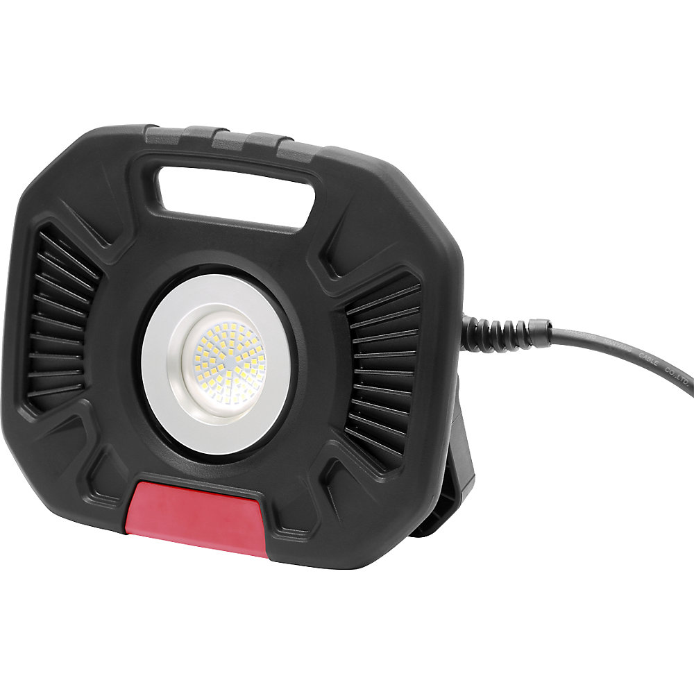 Projecteur de chantier à diodes LED 60W, avec 2 prises, 60 W