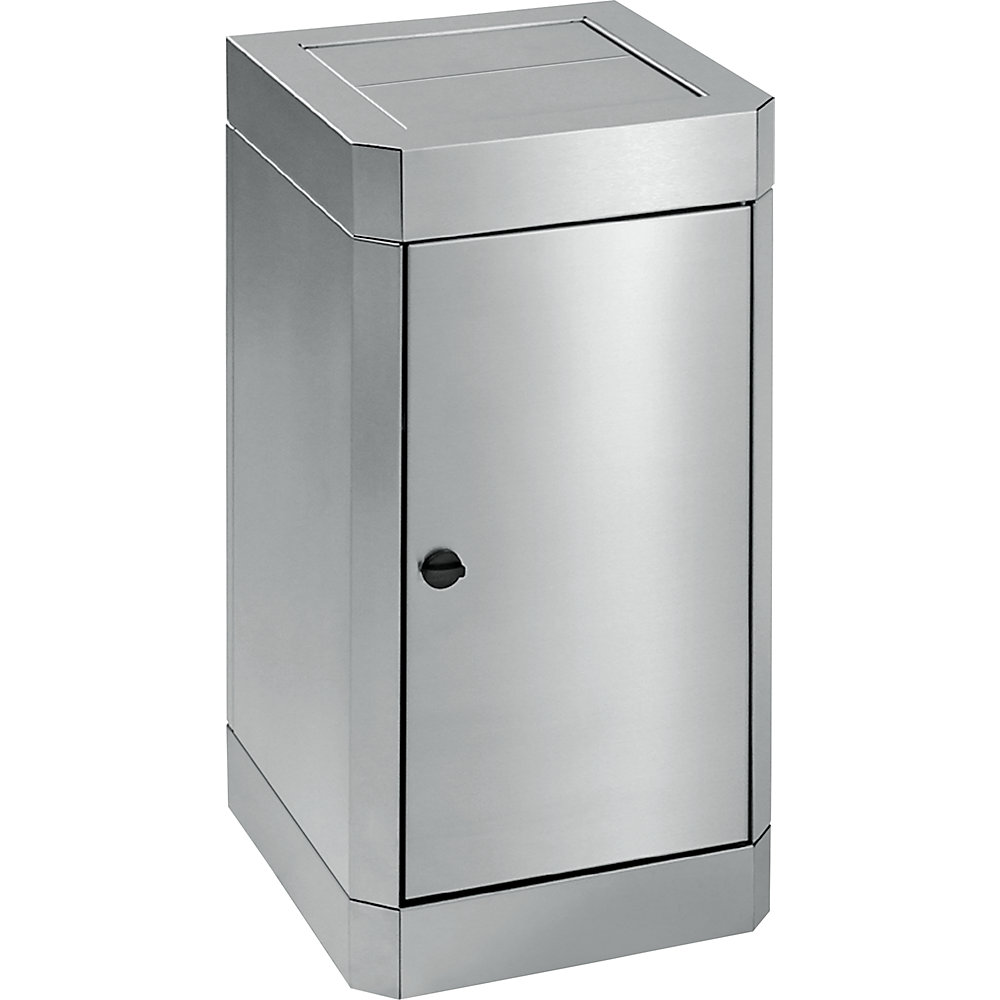 Collecteur de déchets et de papier en inox