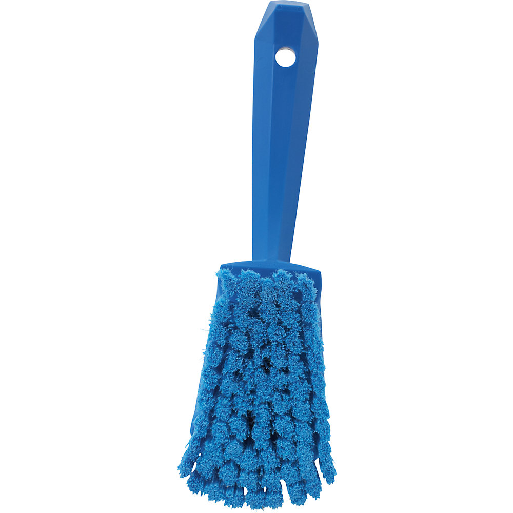 Handbürste kurzer Stiel, weich, gesplisst, VE 10 Stk, blau Vikan 2
