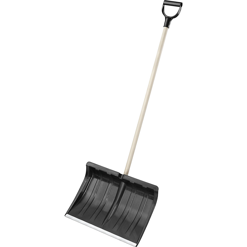 FLORA Snow plough/snow shovel, blade WxH 500 x 355 mm, pack of 5, with handle