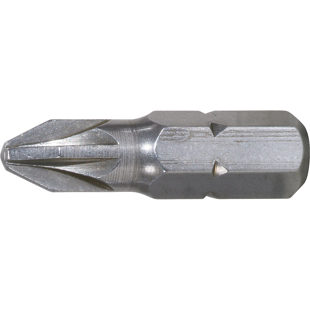 KS Tools Inserto in acciaio inox da 1/4'', PZ, lunghezza 25 mm, conf. da 5 pz., PZ3