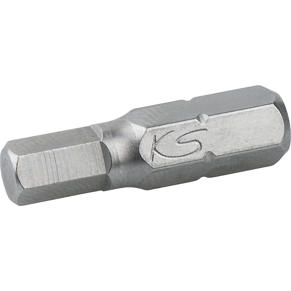 KS Tools Inserto da 1/4'', lunghezza 25 mm, metrico, esagono cavo, conf. da 5 pz., 10 mm