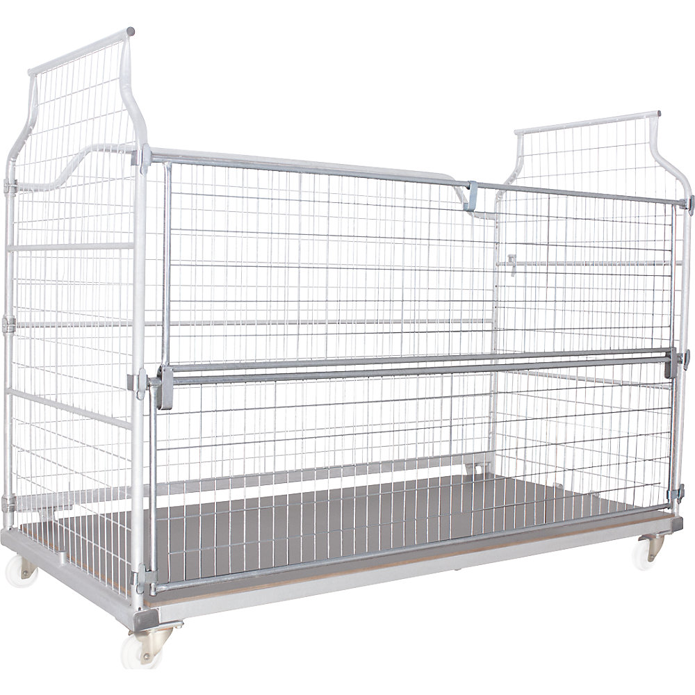 Porte frontale rabattable à mi-hauteur