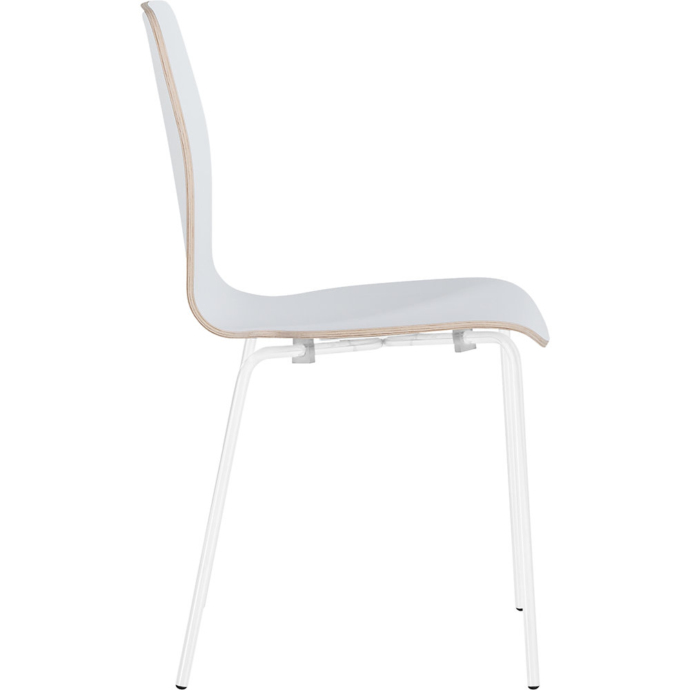 Kaiserkraft Alina Shell Chair White 2