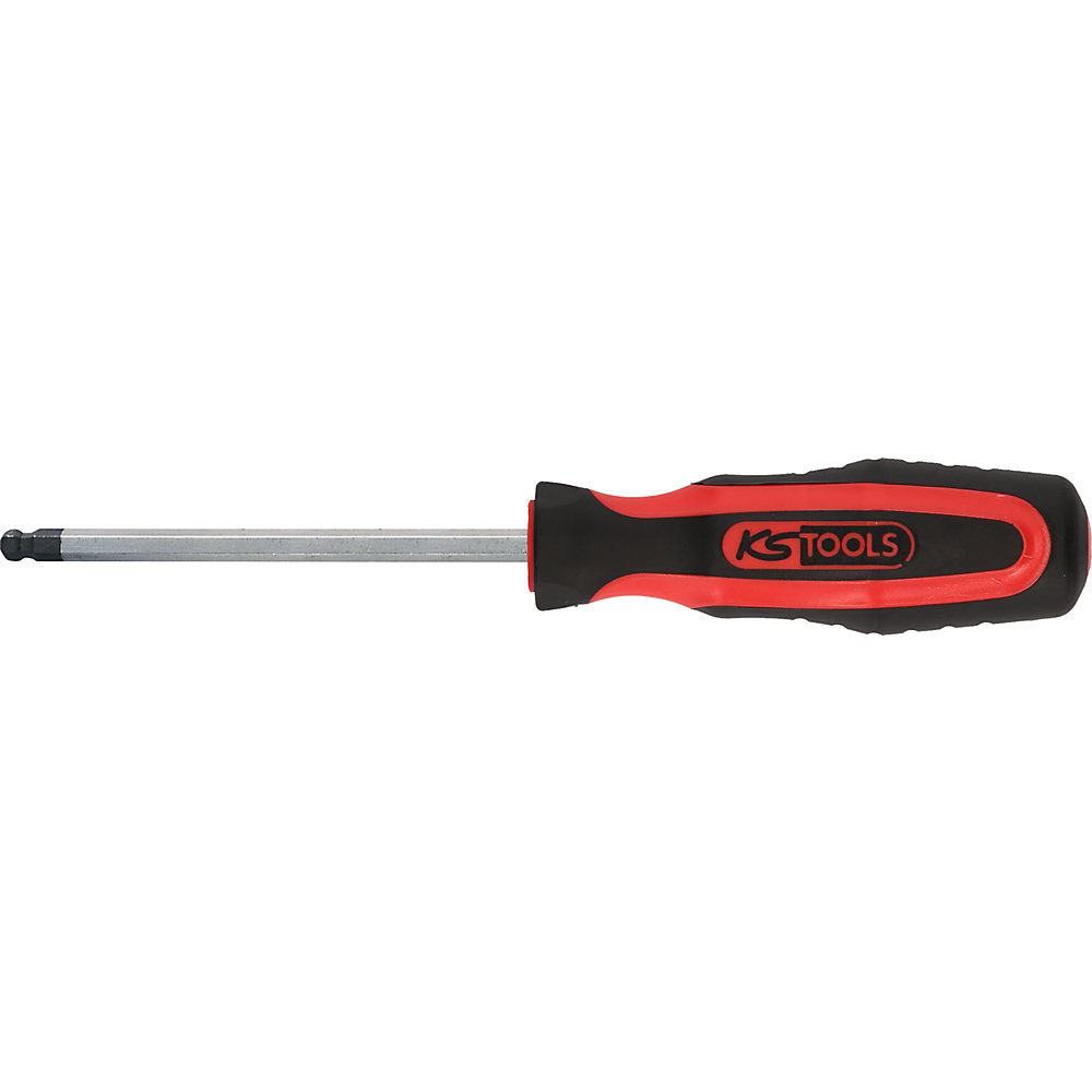 KS Tools Cacciavite ERGOTORQUEplus, esagonale con testa sferica, 8 mm
