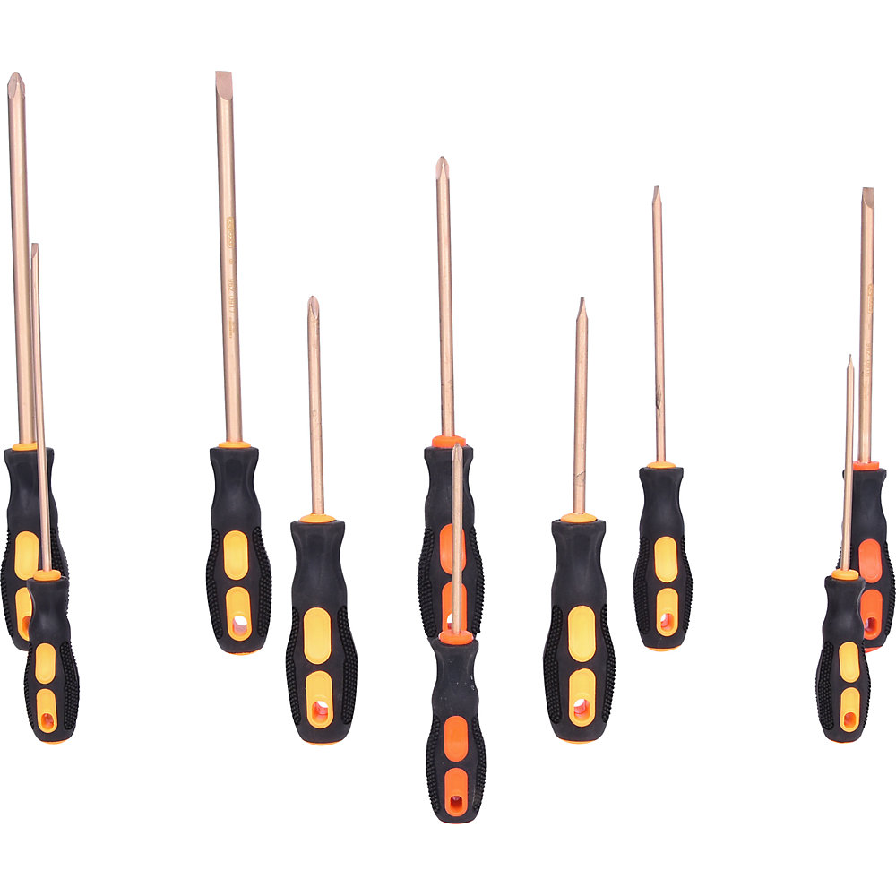 KS Tools Set di cacciaviti BERYLLIUMplus, intaglio, 10 pezzi