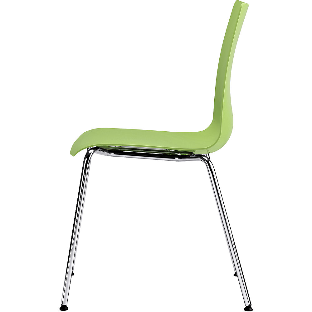 Interstuhl Snike Plastic Shell Chair Green 2