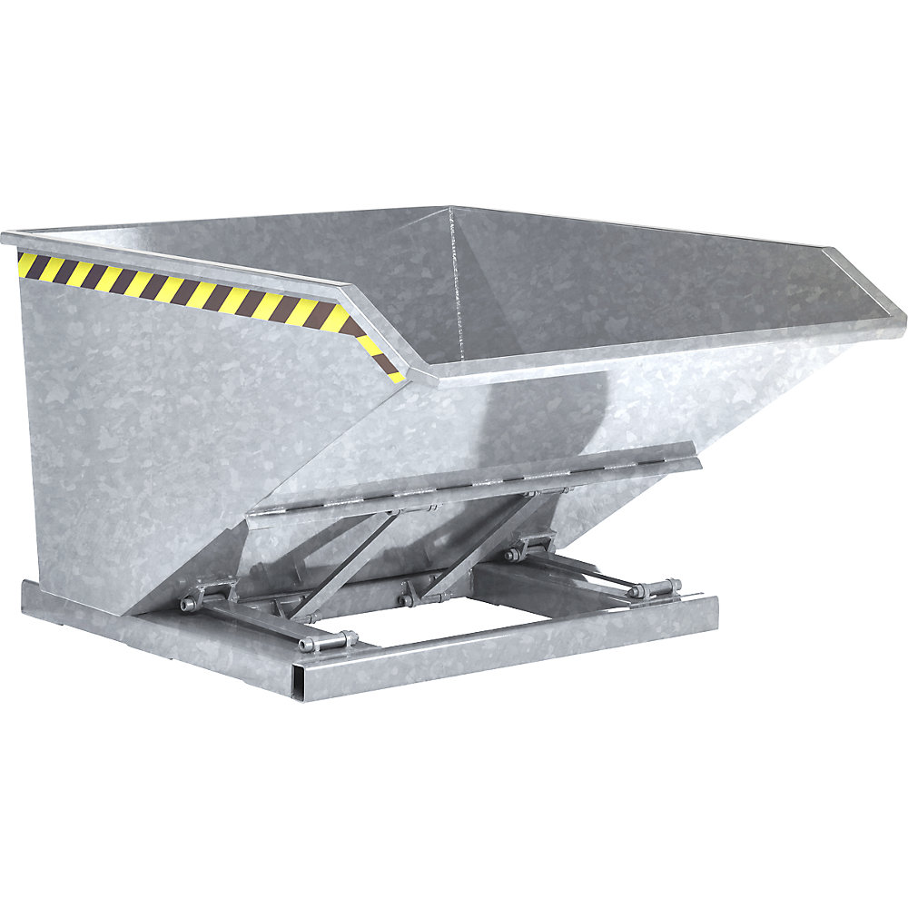 Benne basculante à hauteur de chargement basse