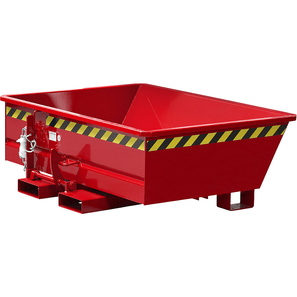 Mini-benne basculante, hauteur réduite