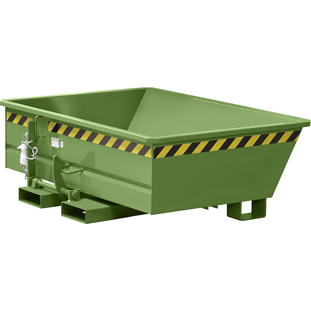 Mini-benne basculante, hauteur réduite