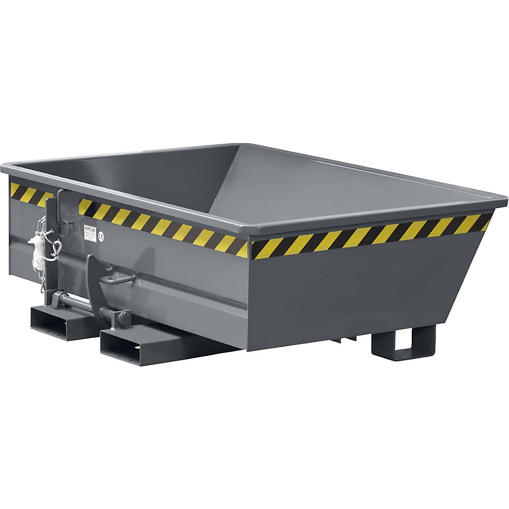 Mini-benne basculante, hauteur réduite