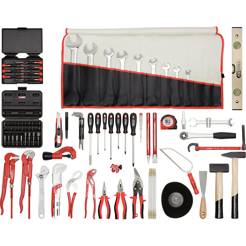 KS Tools Module outils sanitaire Premium, 126 éléments, alliage super-fin chrome-vanadium-acier