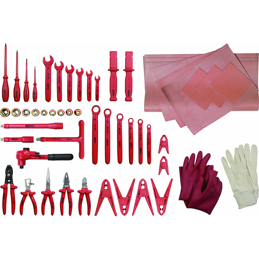 KS Tools Valise d'électricien Pro, 53 éléments, IEC 60900