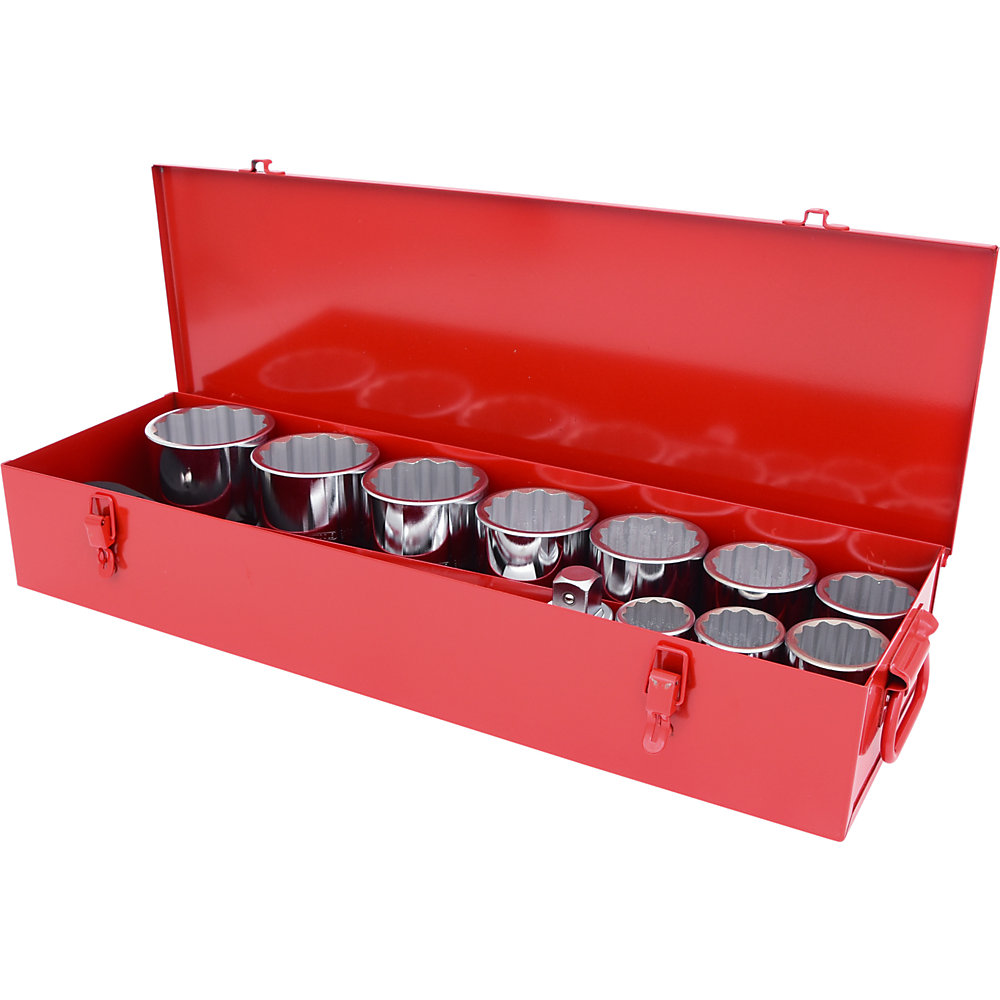 KS Tools Jeu de clés à douille 1'', 15 éléments, commutable