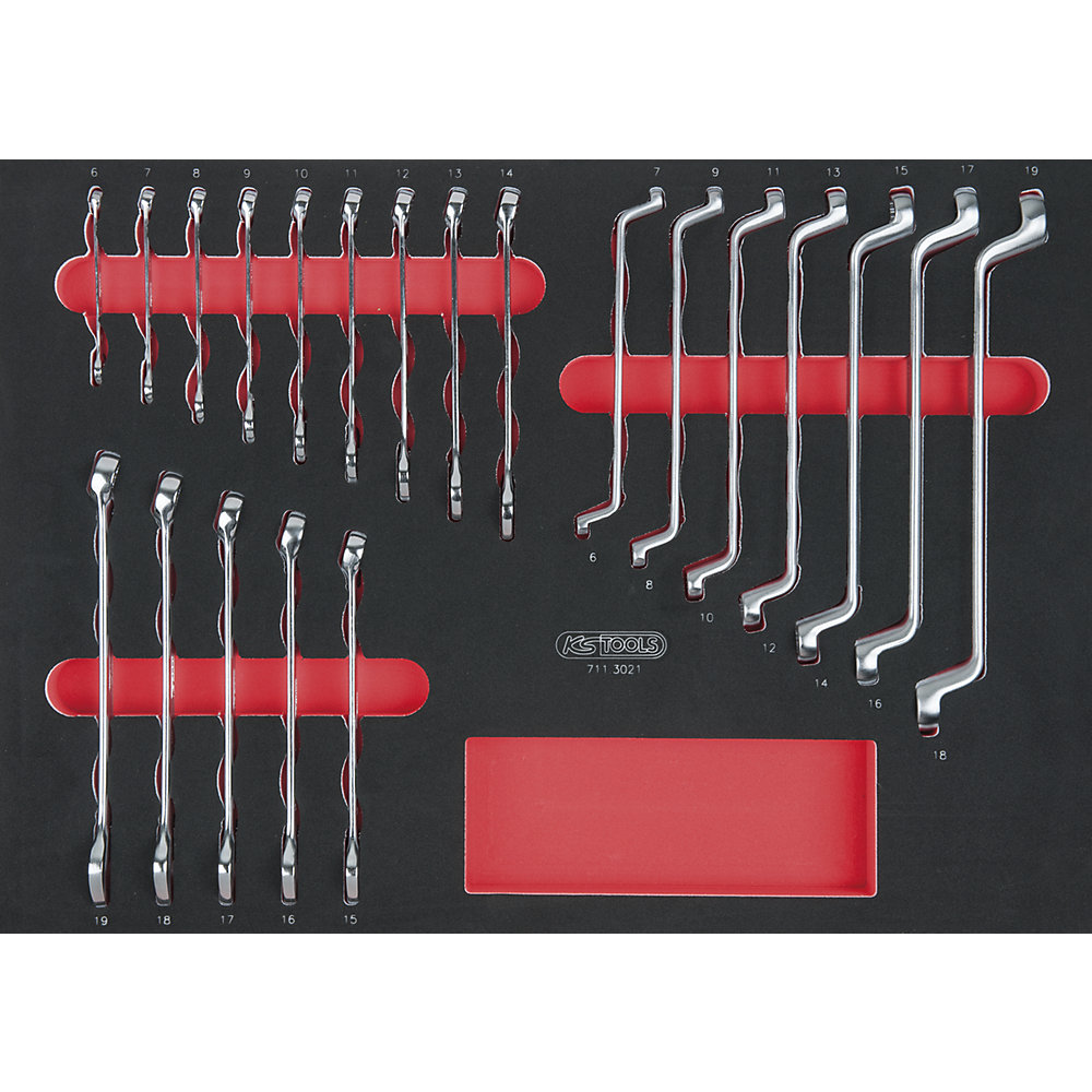 KS Tools Set di chiavi SCS, 21 pezzi, modulo per tutto un cassetto