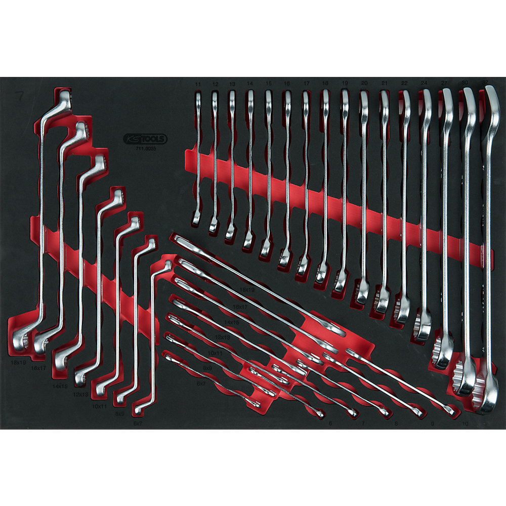 KS Tools Set di chiavi, 35 pezzi, modulo per tutto un cassetto