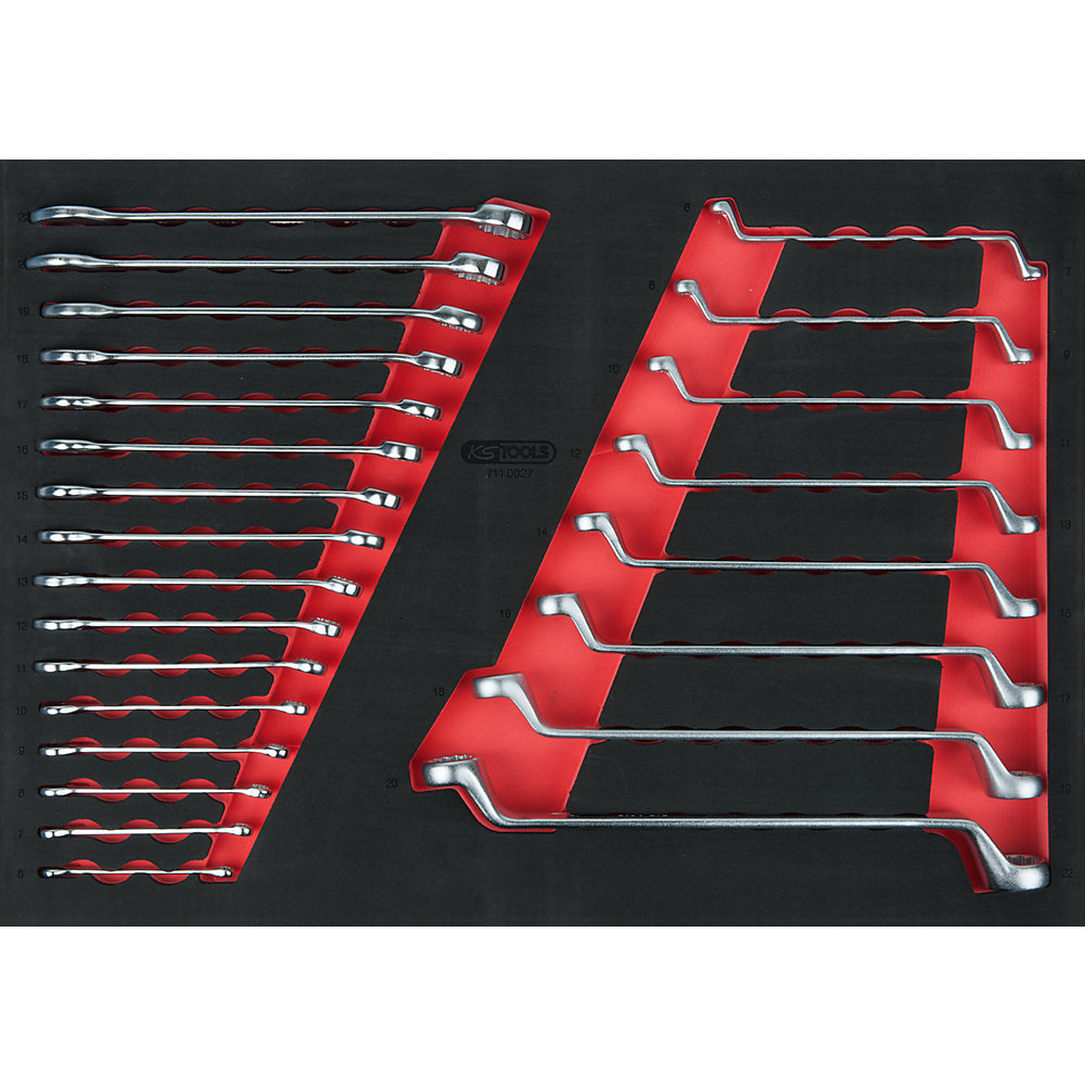 KS Tools Set di chiavi, 24 pezzi, modulo per tutto un cassetto