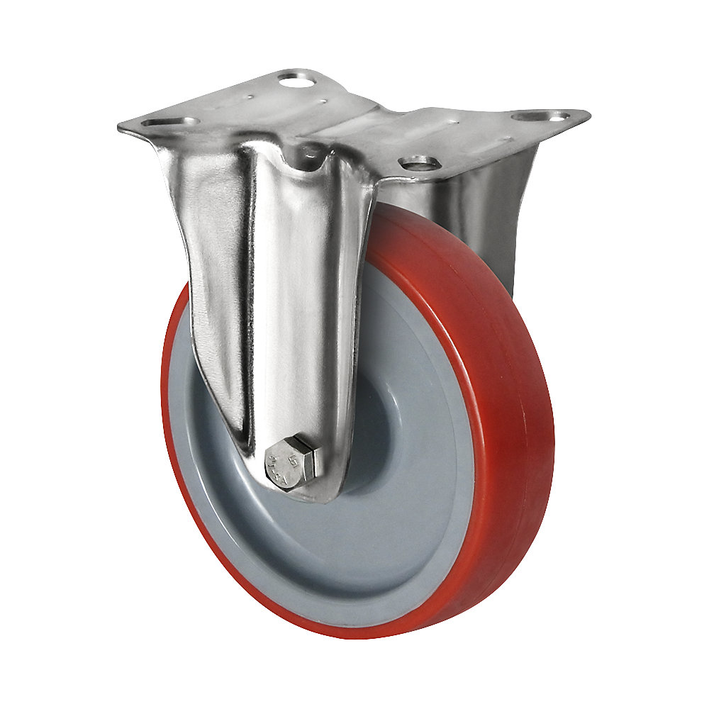 Roulette polyuréthane sur jante polyamide