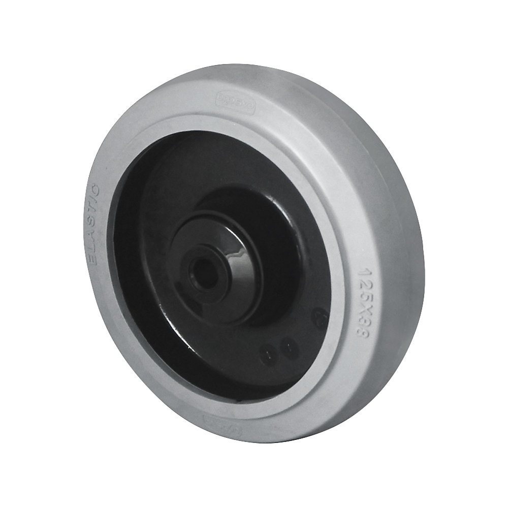 Roulette élastique sur jante polyamide