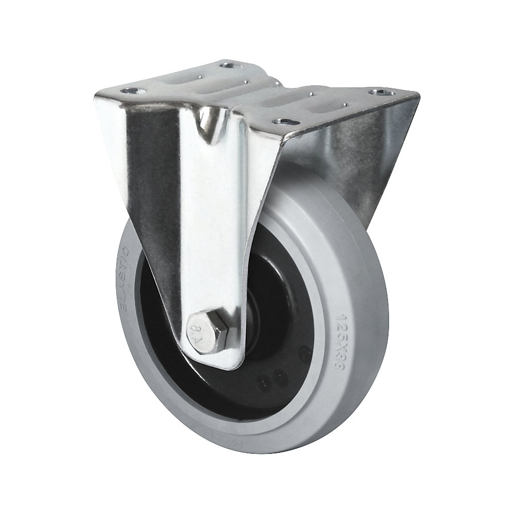 Roulette élastique sur jante polyamide