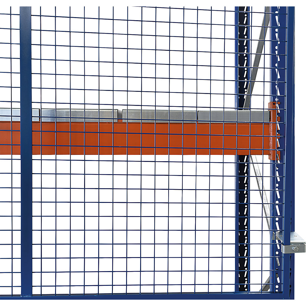 Gitterrückwand, blau, Höhe 1000 mm, für Trägerlänge 1825 mm eurokraft pro 2