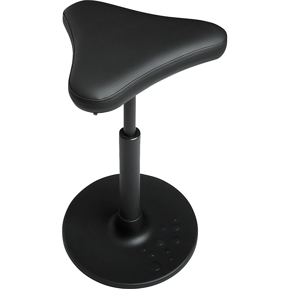 Hocker SITNESS WORK, Bezug Kunstleder, schwarz Topstar 2