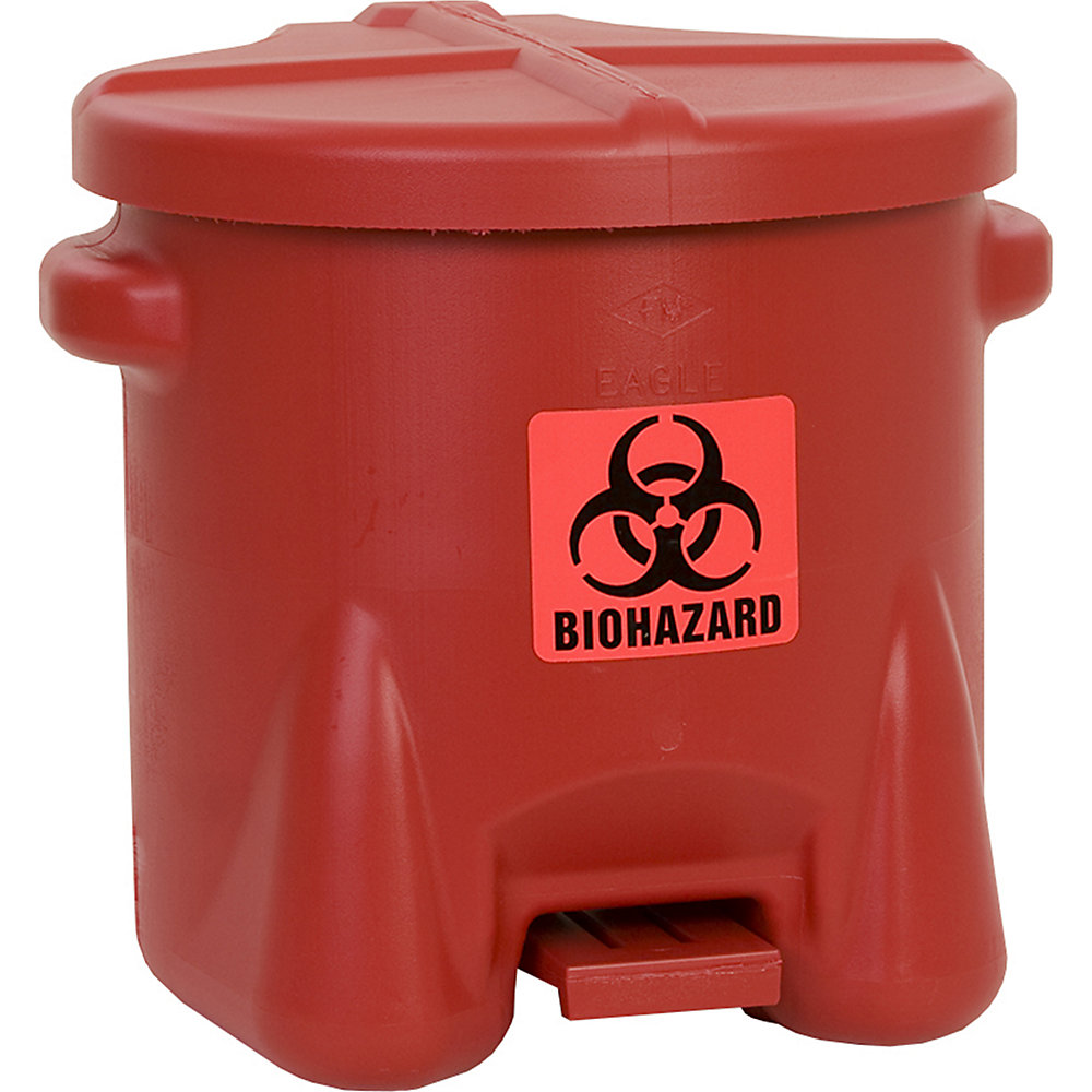 Poubelle de sécurité en PE pour déchets à risques biologiques