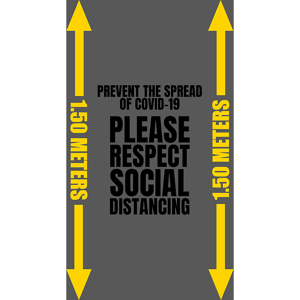 Paillasson - distance obligatoire