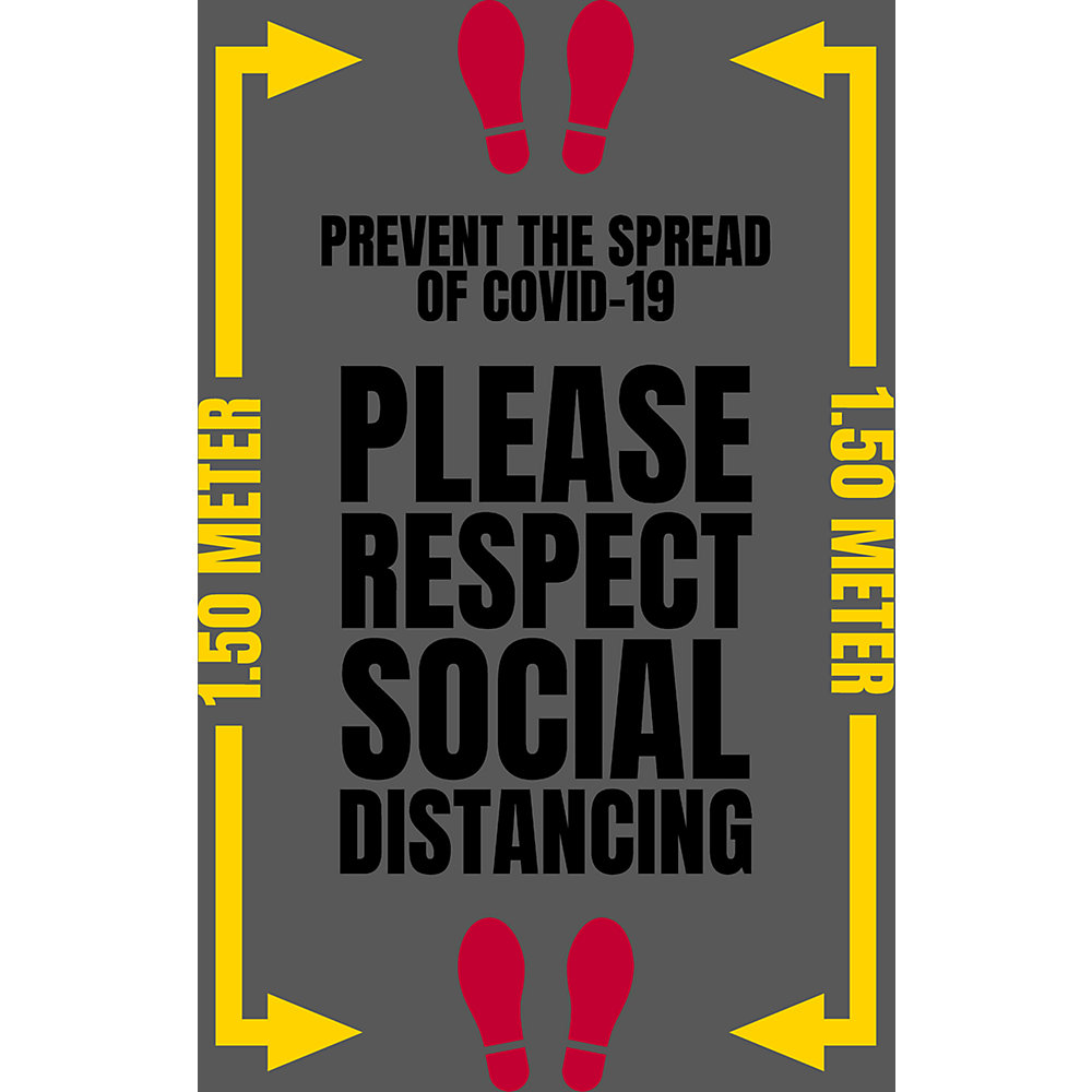 Paillasson - distance obligatoire