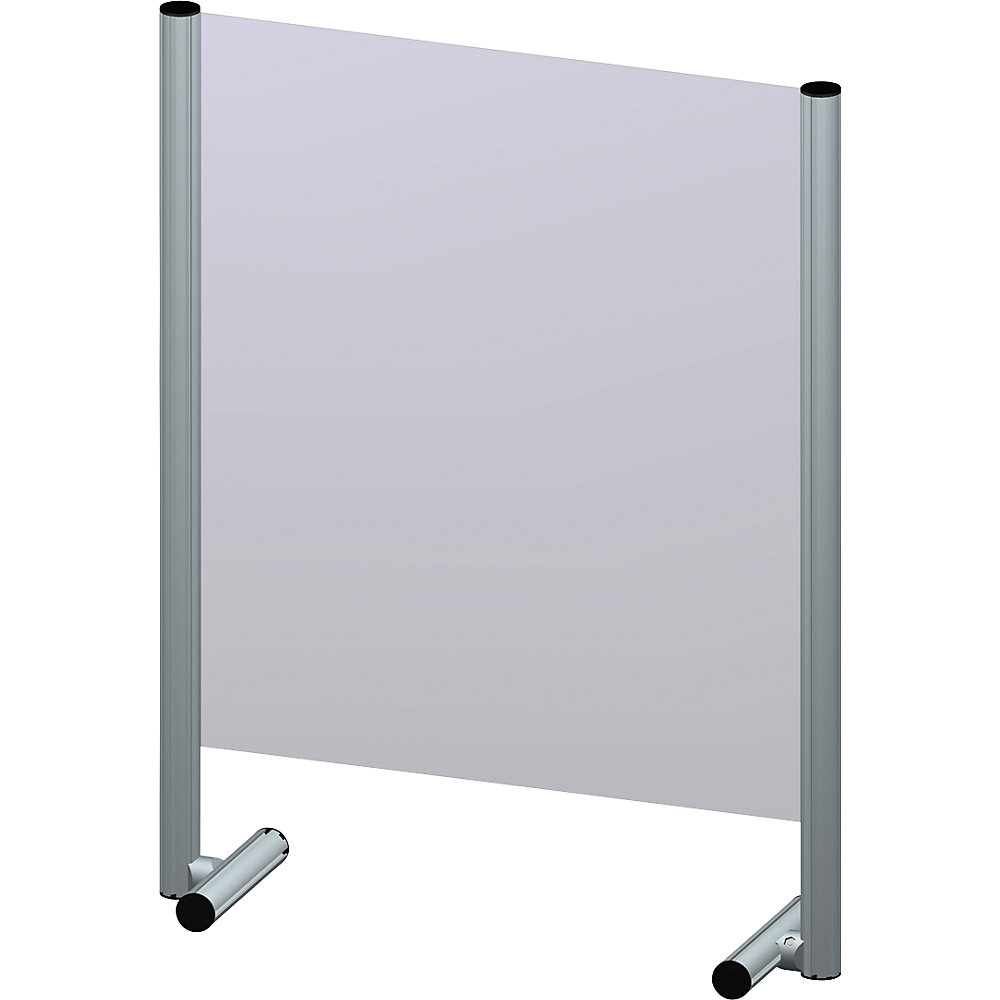 Cloison de protection virale en aluminium