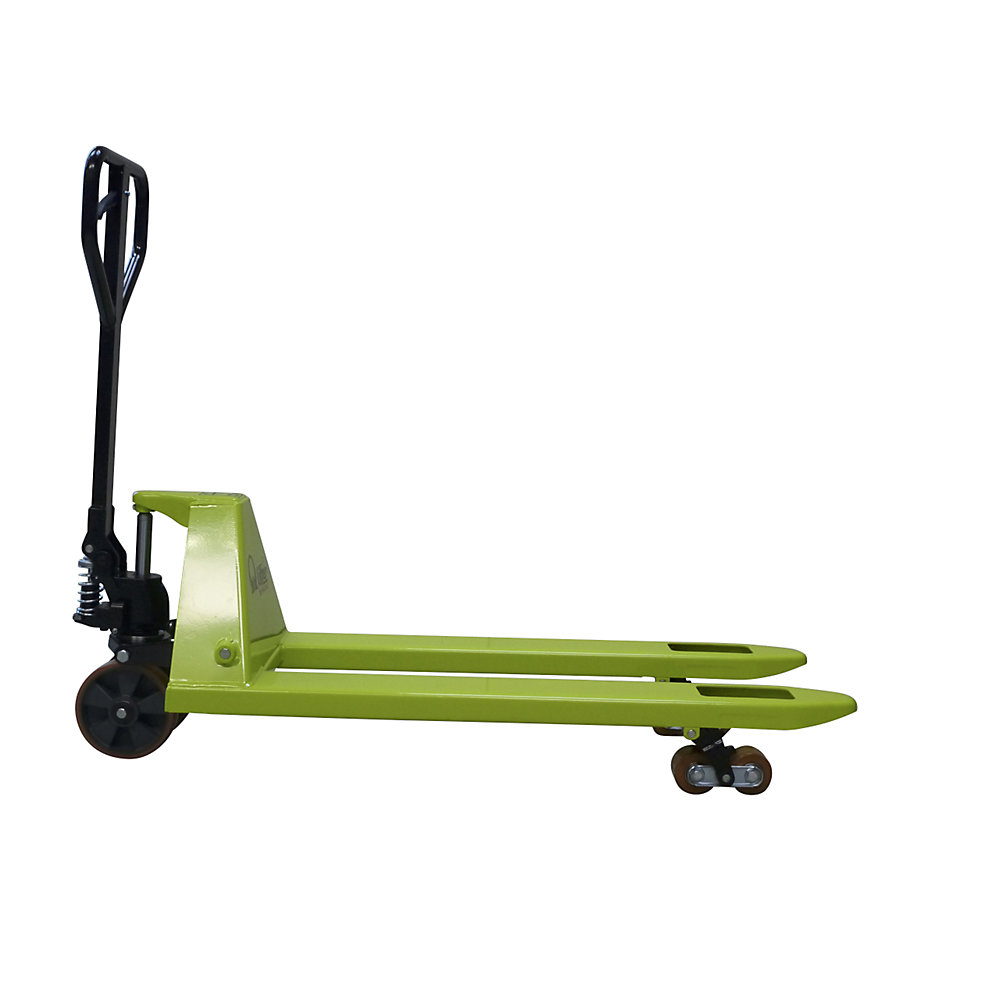 Paletthubwagen GS 25, Lenkräder / Lastrollen Polyurethan, Gabellänge 1150 mm, Tandemrollen Pramac 2