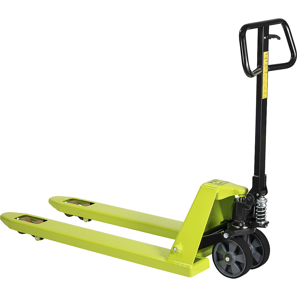 Paletthubwagen GS 25, Lenkräder / Lastrollen Polyurethan, Gabellänge 1150 mm, Tandemrollen Pramac
