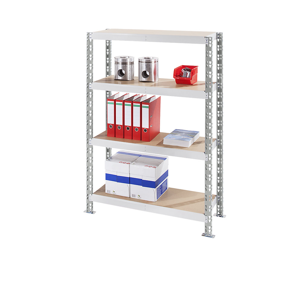 Kaiserkraft Universal Boltless Shelving Unit Add-On Blaugrau 197.6x102.5x50 cm 2