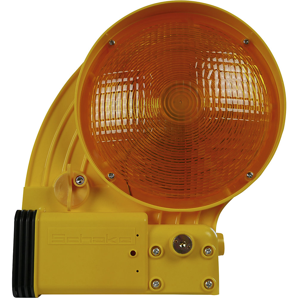 Beacon light, light emitted on one side, yellow