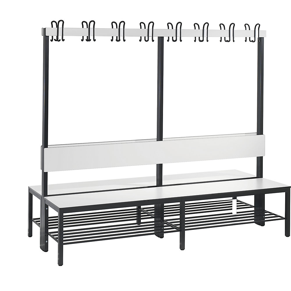 Banc de vestiaire BASIC PLUS double face