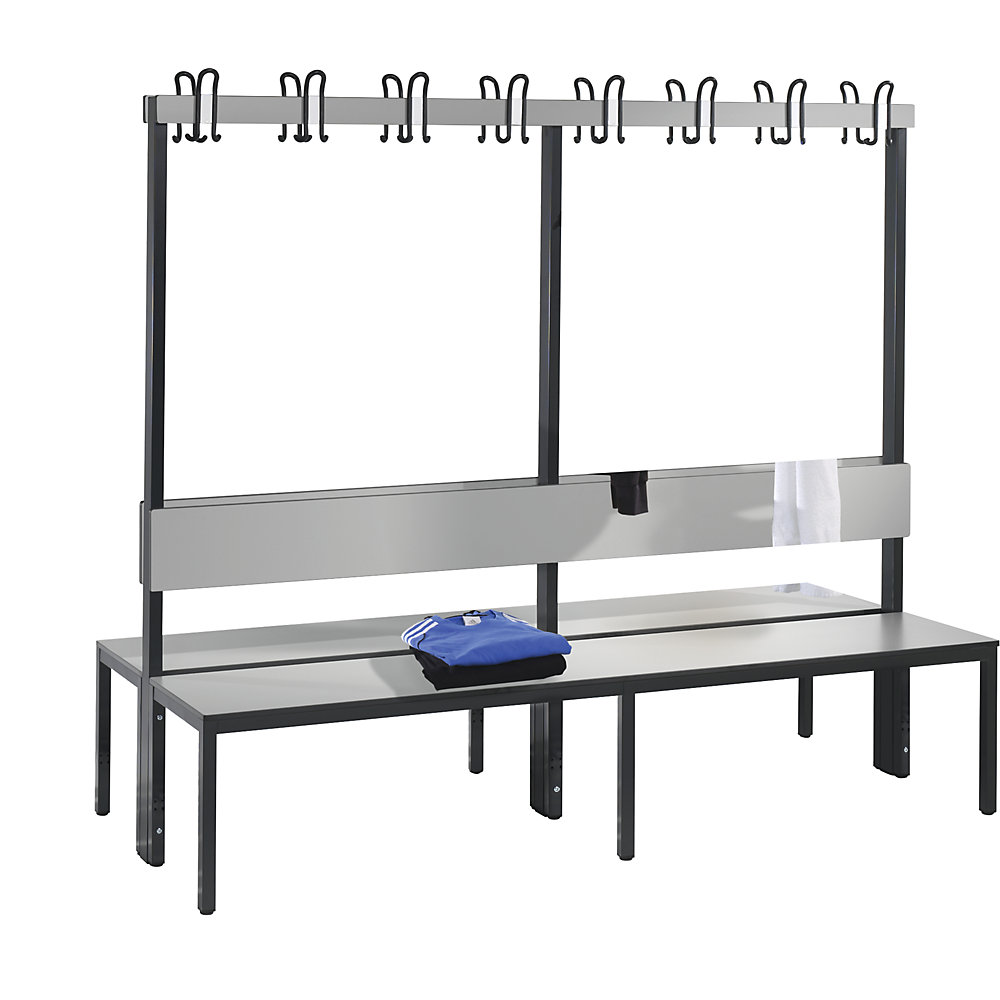 Banc de vestiaire BASIC PLUS double face