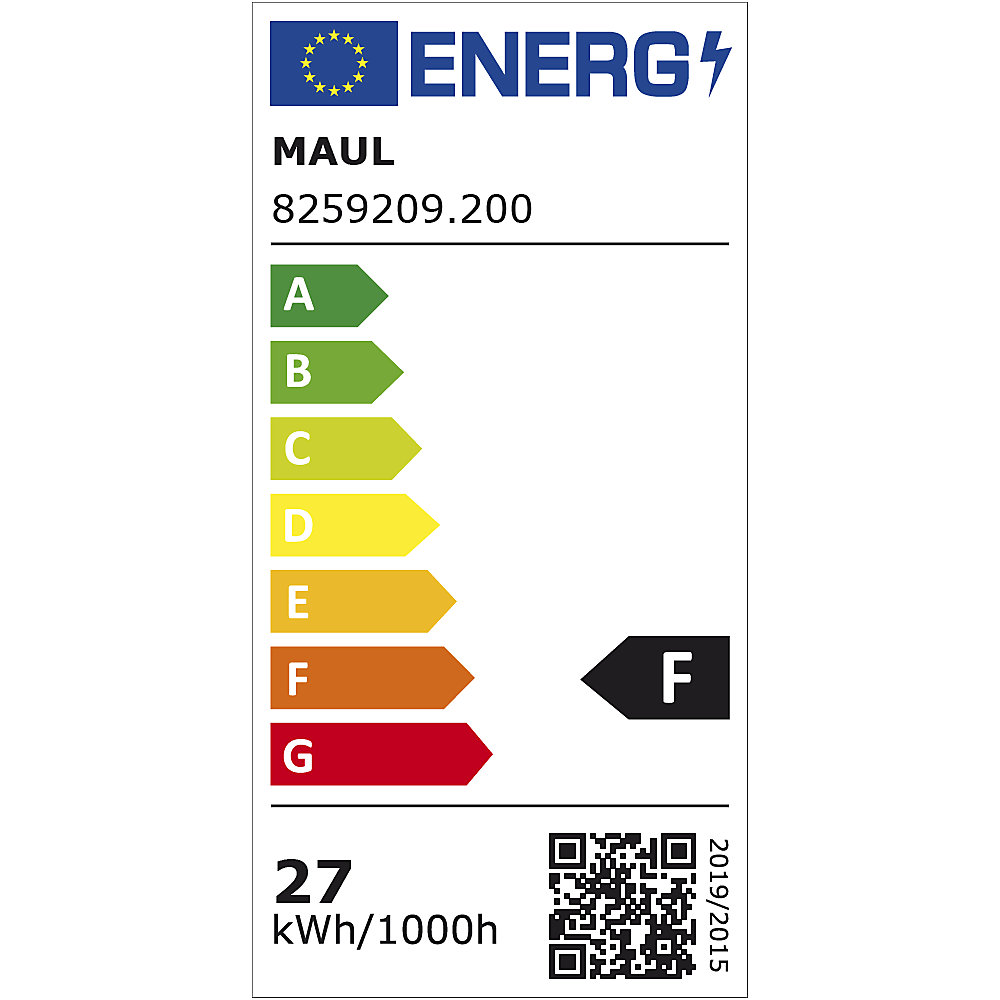 LED-Leuchte MAULsirius colour vario sensor, mit Fuß, dimmbar, RAL 9003 signalweiß MAUL 2