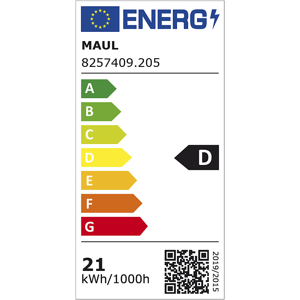 LED-Standleuchte MAULjet, Höhe 1950 mm, dimmbar, RAL 9003 signalweiß MAUL 2