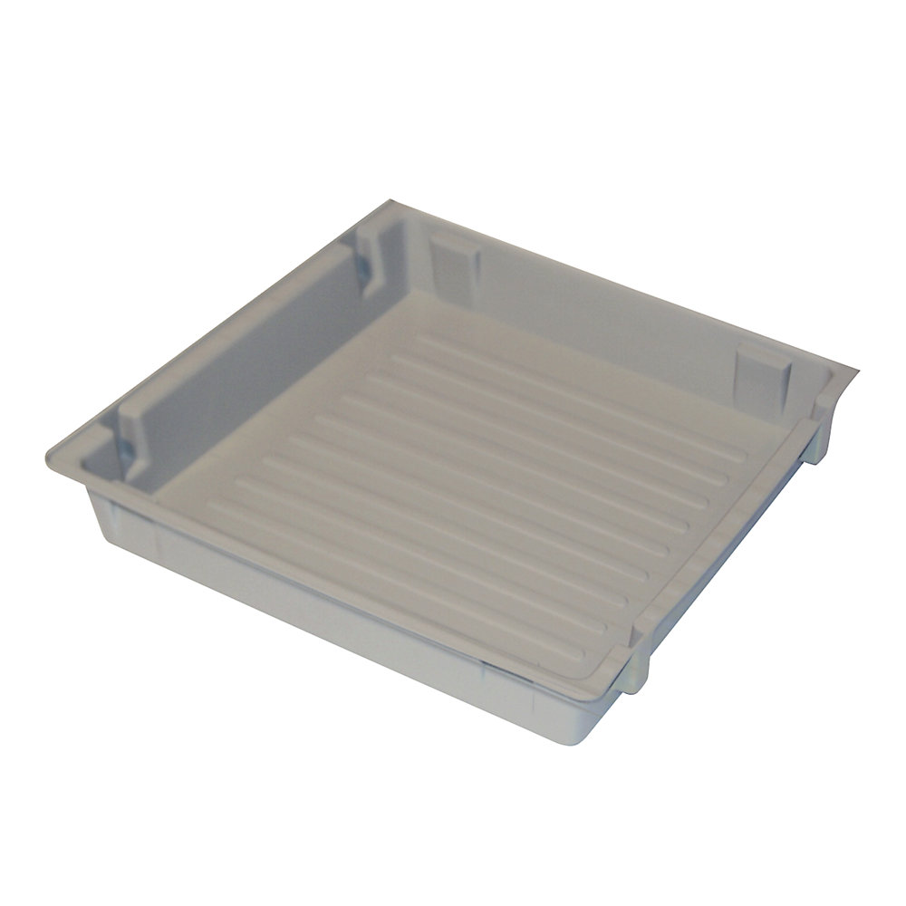 asecos Tray insert, for pull-out - hazardous goods storage cupboard, capacity 23 litres, grey