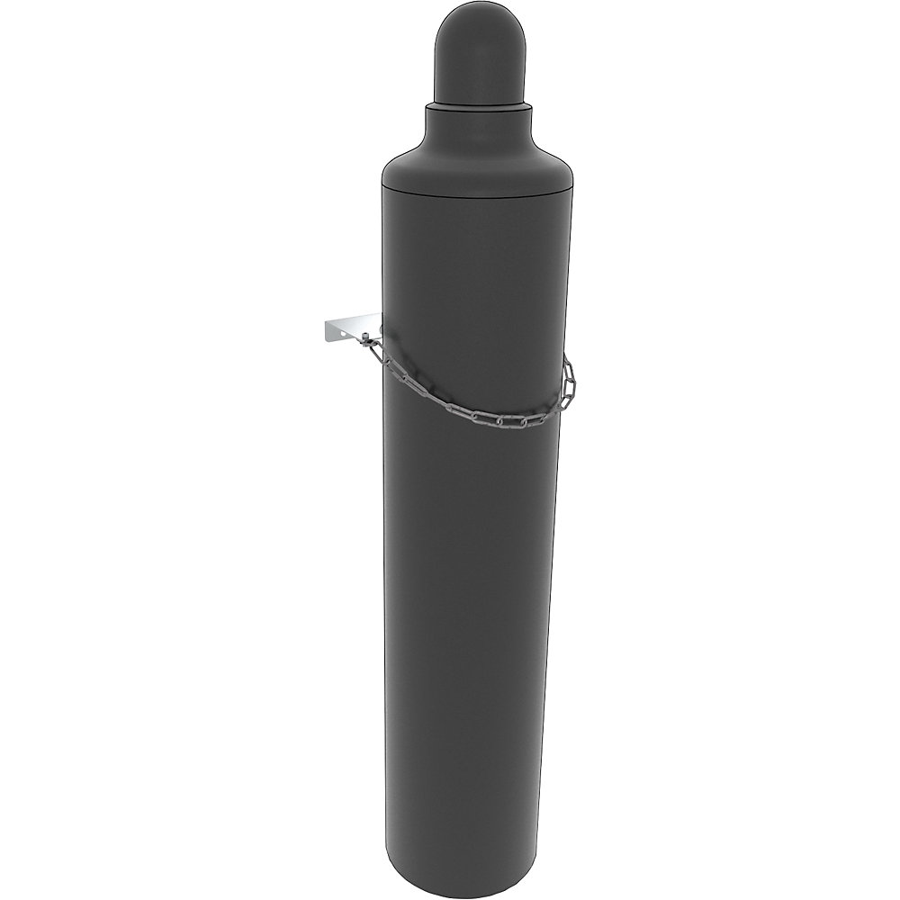 Gasflaschen-Wandhalterung, für 1 Flasche, Ø max. 230 mm eurokraft basic 2
