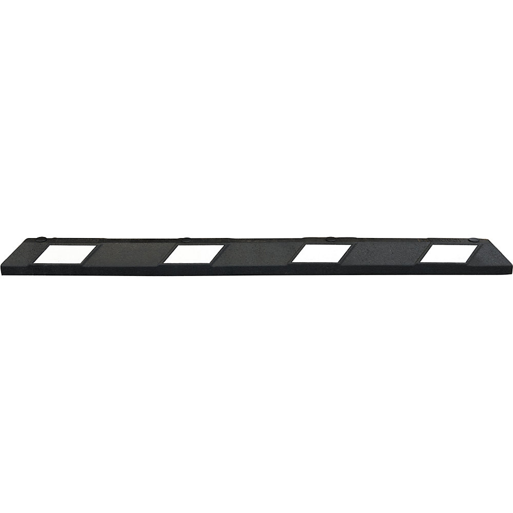 Radstopp Park-AID®, LxBxH 1800 x 150 x 100 mm, schwarz / weiß Moravia 2