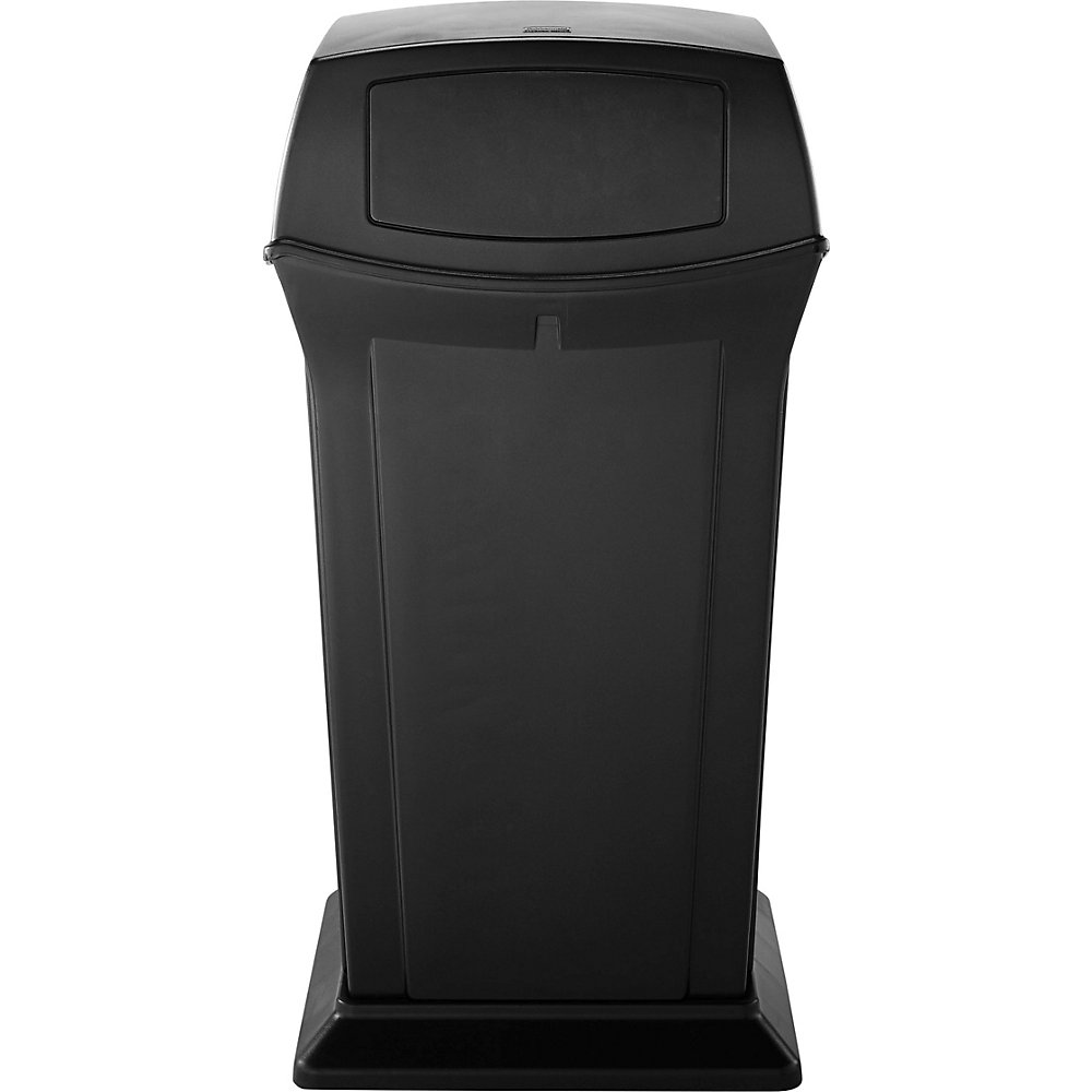 Abfallbehälter (PE), feuerhemmend, Volumen 170 l, BxHxT 632 x 1054 x 632 mm, schwarz Rubbermaid 2