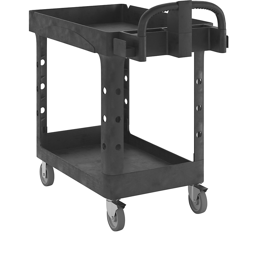 Image of Carrello di servizio multiuso in plastica Rubbermaid