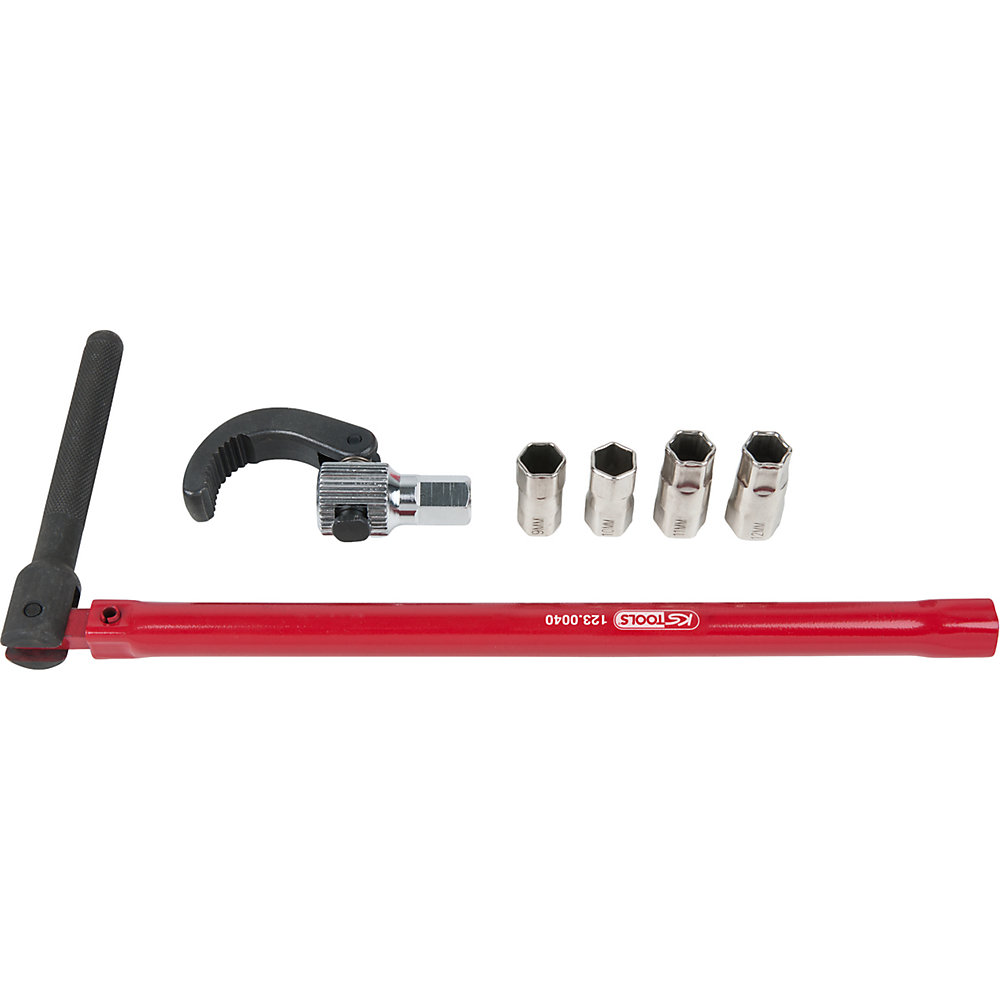 KS Tools Set di chiavi per dadi di rubinetti verticali, 6 pz., per sanitari