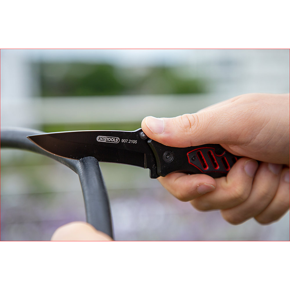 KS Tools 907.2105 907.2105 Couteau pliant noir 2