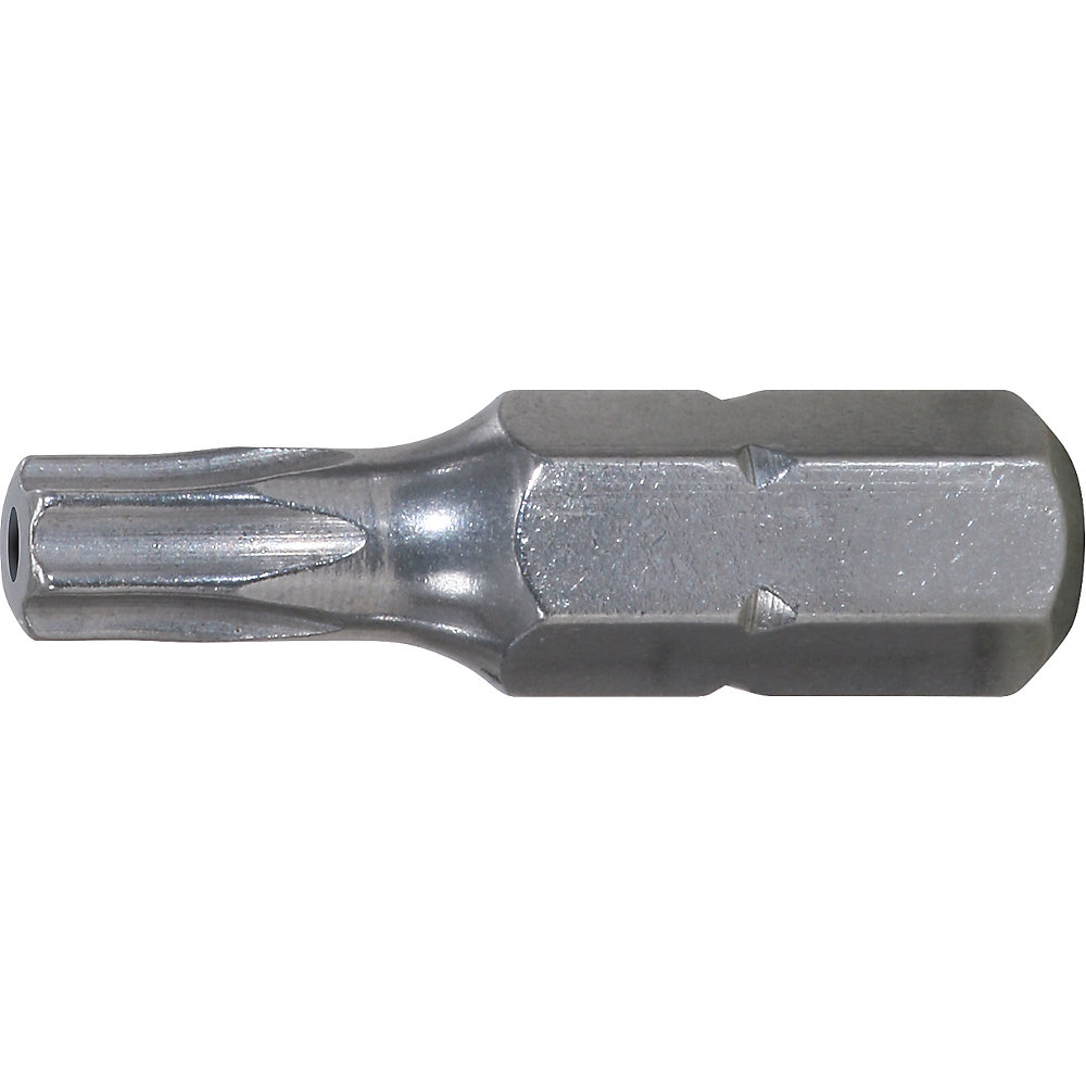 KS Tools Inserto da 1/4'' in acciaio inox, Torx con foro frontale, conf. da 5 pz., TB20