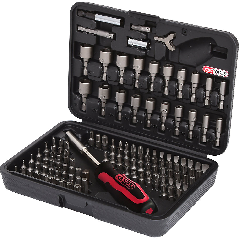 KS Tools Set di inserti da 1/4'', 122 pezzi, 1/4''